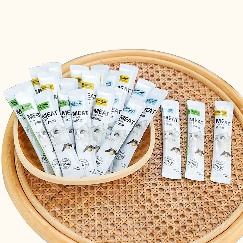 Хит продаж, оптовая продажа, 15 г, еда для кошек, лосося, тунца, курицы