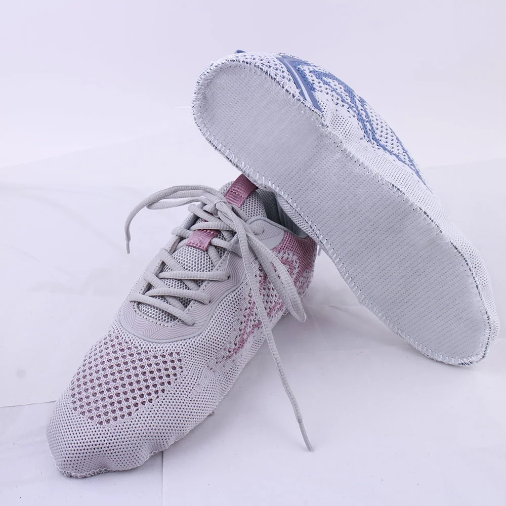Custom Logo Wholesale Finished Upper Shoes Fly Knit Breathable Lightweight Knitting Shoe Upper Sneaker Upper Shoe Upper