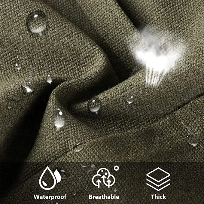 Canvas painting apron army green apron artist oil painting work gouache watercolor pinafore gardening apron