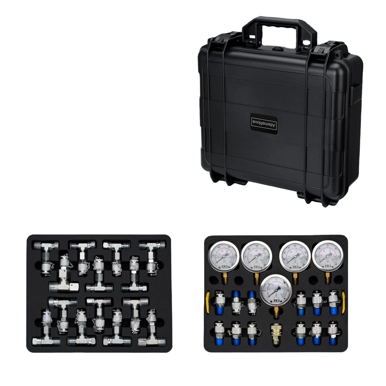 jd Best price test hose test coupling pressure gauge hydraulic pressure test kit for Construction Machinery