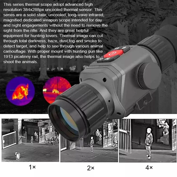 Amazon best selling 384*288 thermal monocular night vision thermal with thermal vision telescope odm