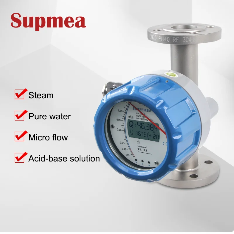 Dual-line Display Float Flow meter Metal Tube gas Rotameter
