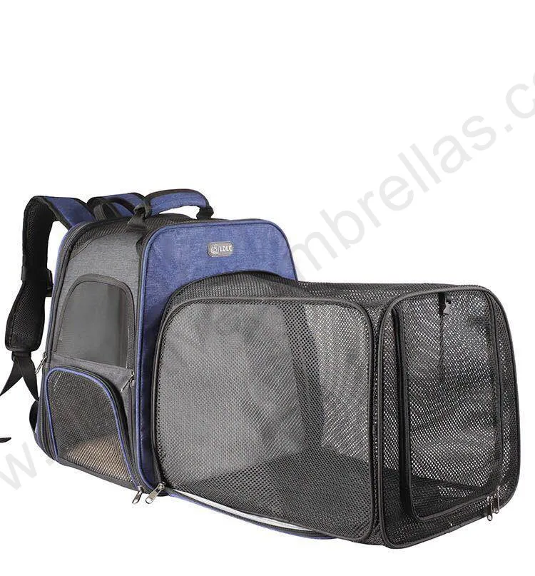 Composite 33.7L Large Capacity 10kg Bearing Transformed Adjustable Detachable Pet Trolley Bag Backpacks Leather Bags Solid