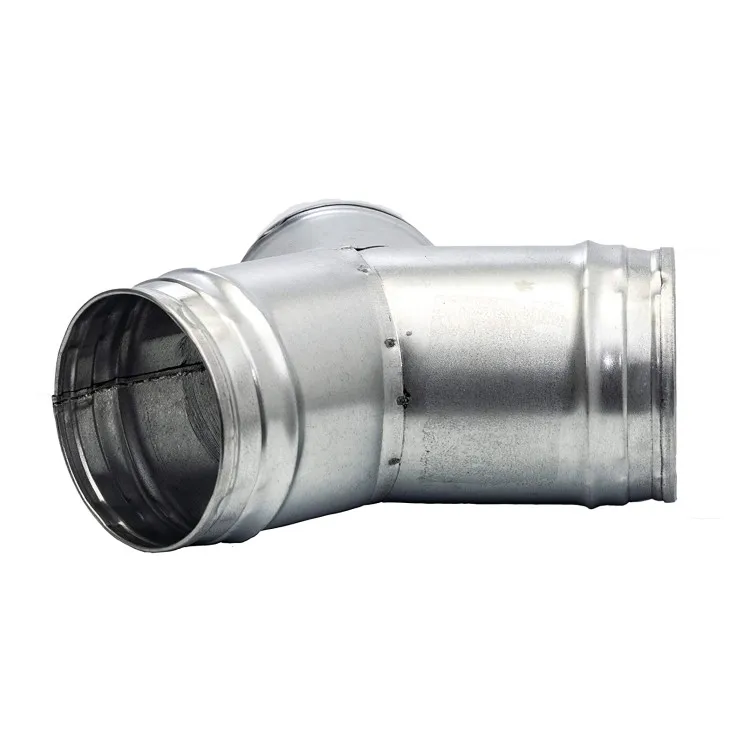 Round Plastic Ducting and Fittings for Extractor Fan Ventilation - Y Piece Connector