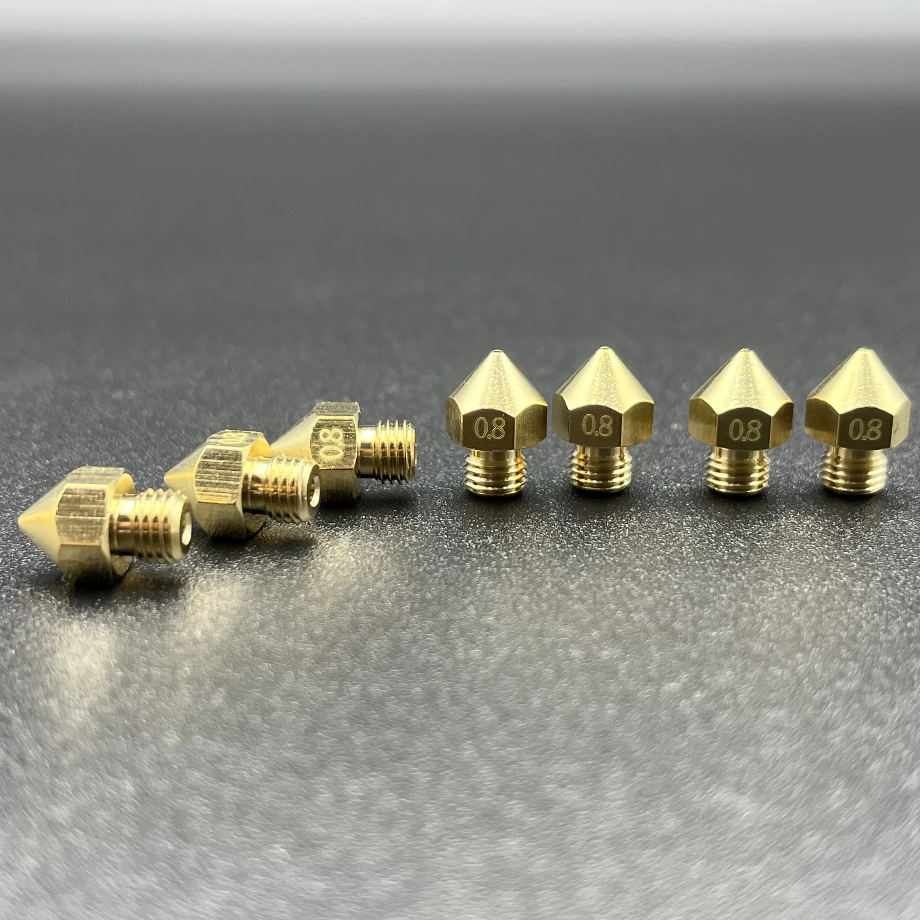 YouQi 3D Printer Nozzle MK8 Nozzles Brass Nozzles for 1.75mm Filament