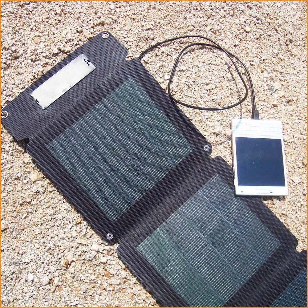 12W portable mini foldable outdoor 18V Solar panel cell with CIGS cells for phone charging high efficient