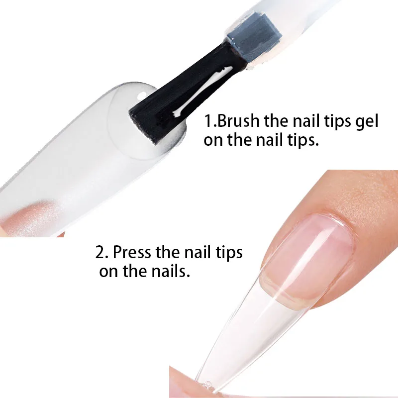 nail tips gel 08