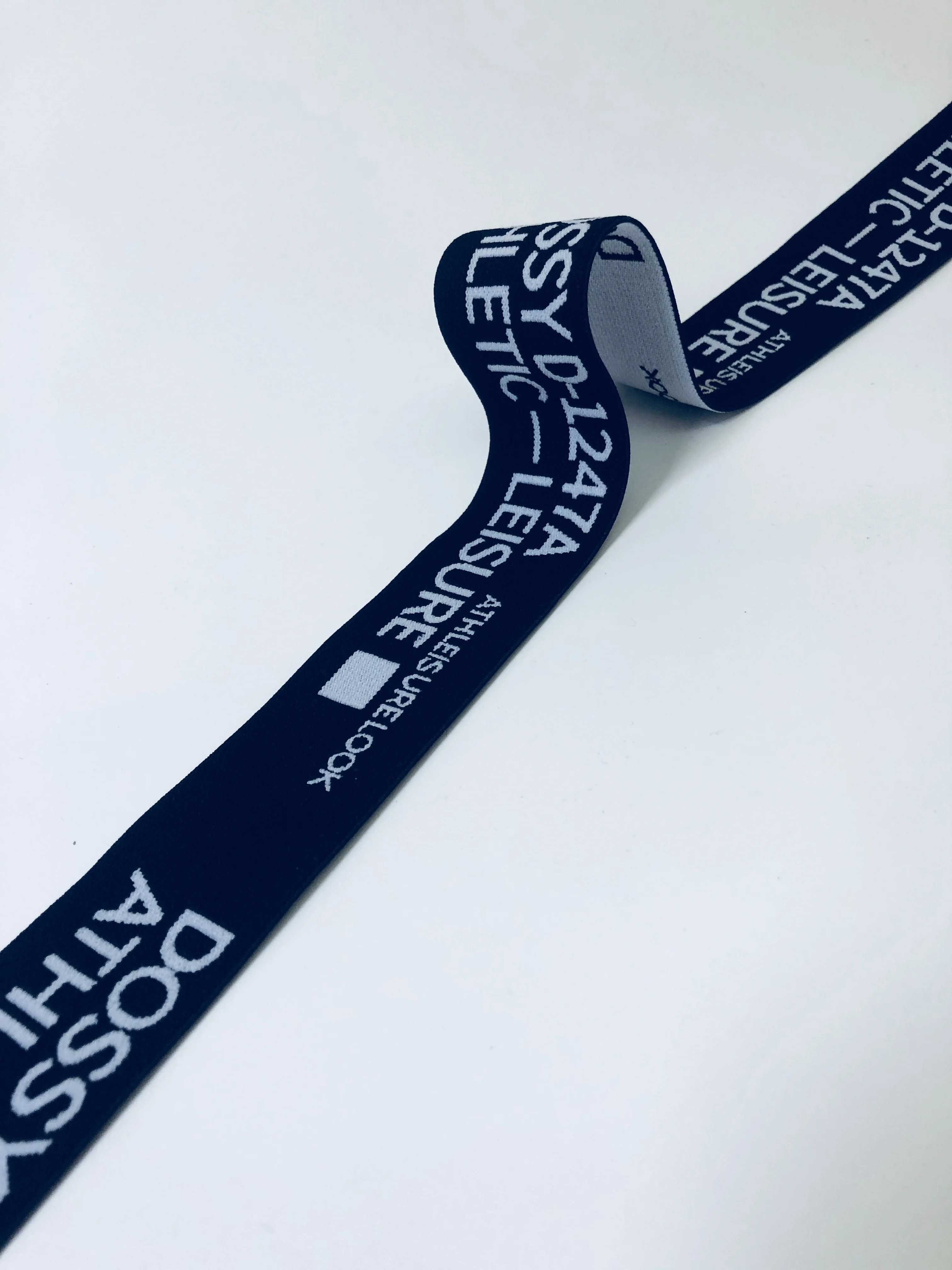 Custom Logo Jacquard Elastic Waistband for Underwear