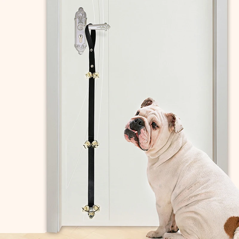 Премиум-качество-3 защелки для регулировки длины дверные звонки собак дверной ручки горшка дрессировки на
