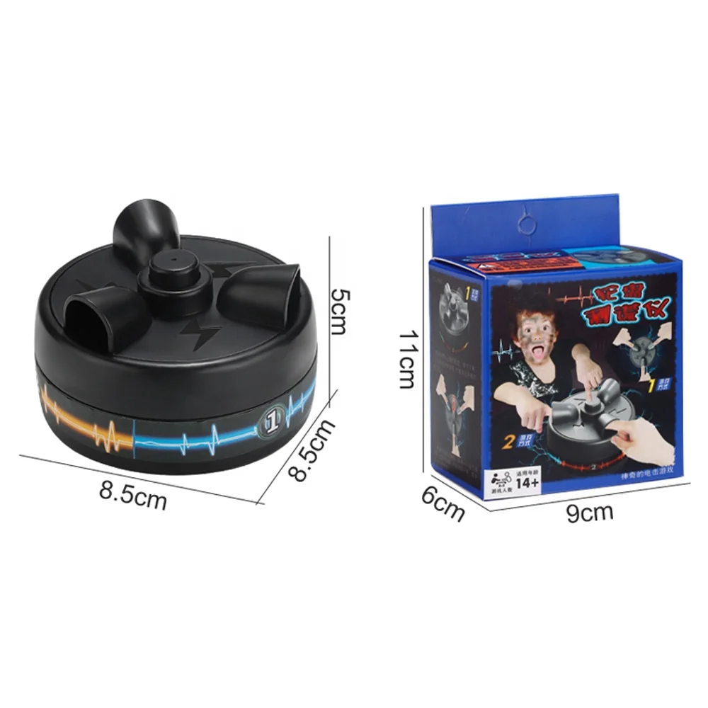 HW 2022 new Birthday Party Funny Tricky Game toys Desktop Decompression Electric Shock Finger Lie Detector for kids