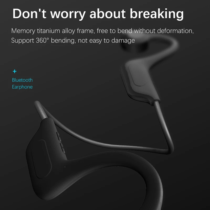 2022 Cheap Direct Factory Waterproof TWS Earphone 5.0 Sport Earbuds Wireless Open Ear Bone Conduction Headphone