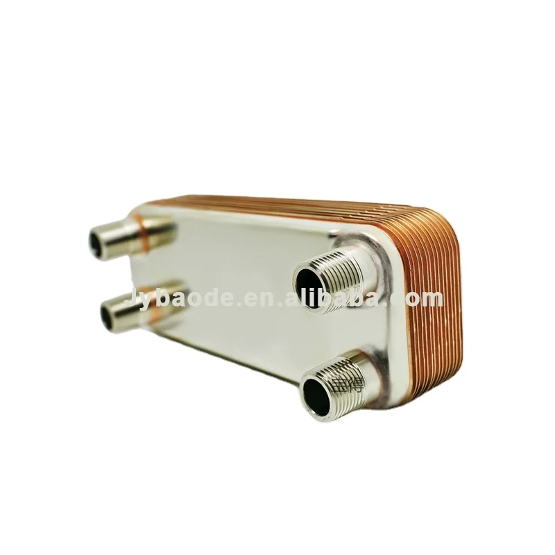 small water chiller unit refrigerated air dryer micro channel heat exchanger