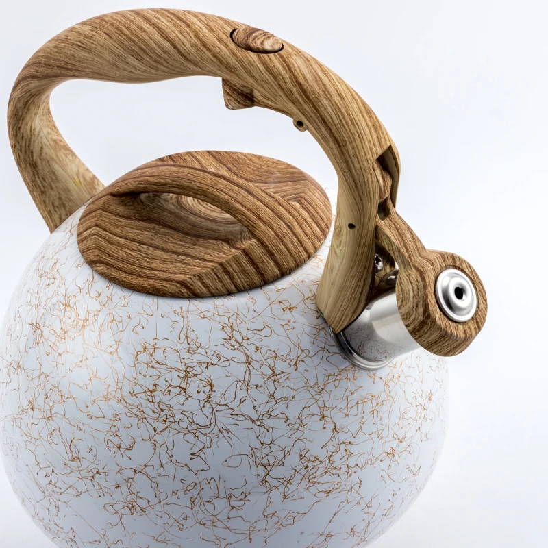 Высококачественные чайные чайники со свистком из нержавеющей стали для плиты и индукционной плиты