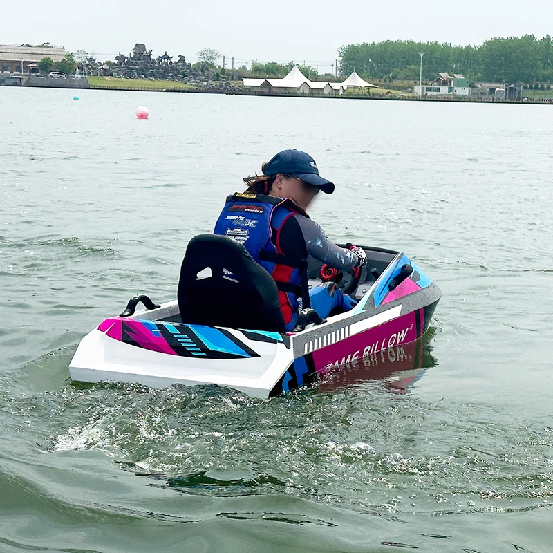 2024 high speed wholesale  Hot-selling low price cost-effective high-power glass fiber electric Unmanned kartin boat
