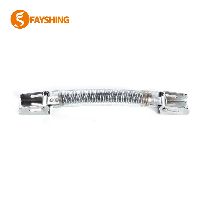 FS-2011 Techno handle large coiled spring with clear PVC sleeve flight case handle