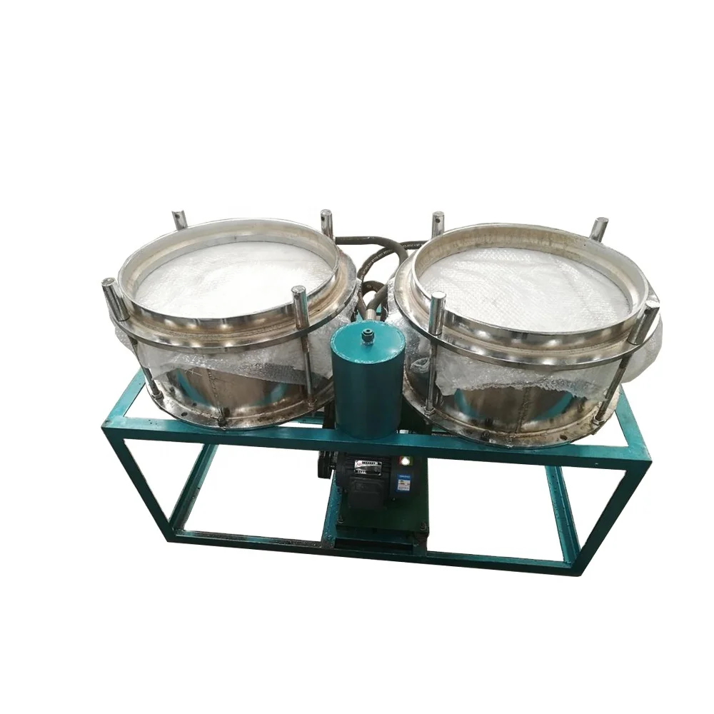 double vacuum cooking oil filter sunflower oil machine