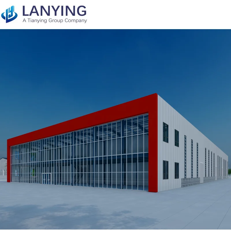 Industrial Warehouse Building Design Prefabricated Steel Structure for Workshops