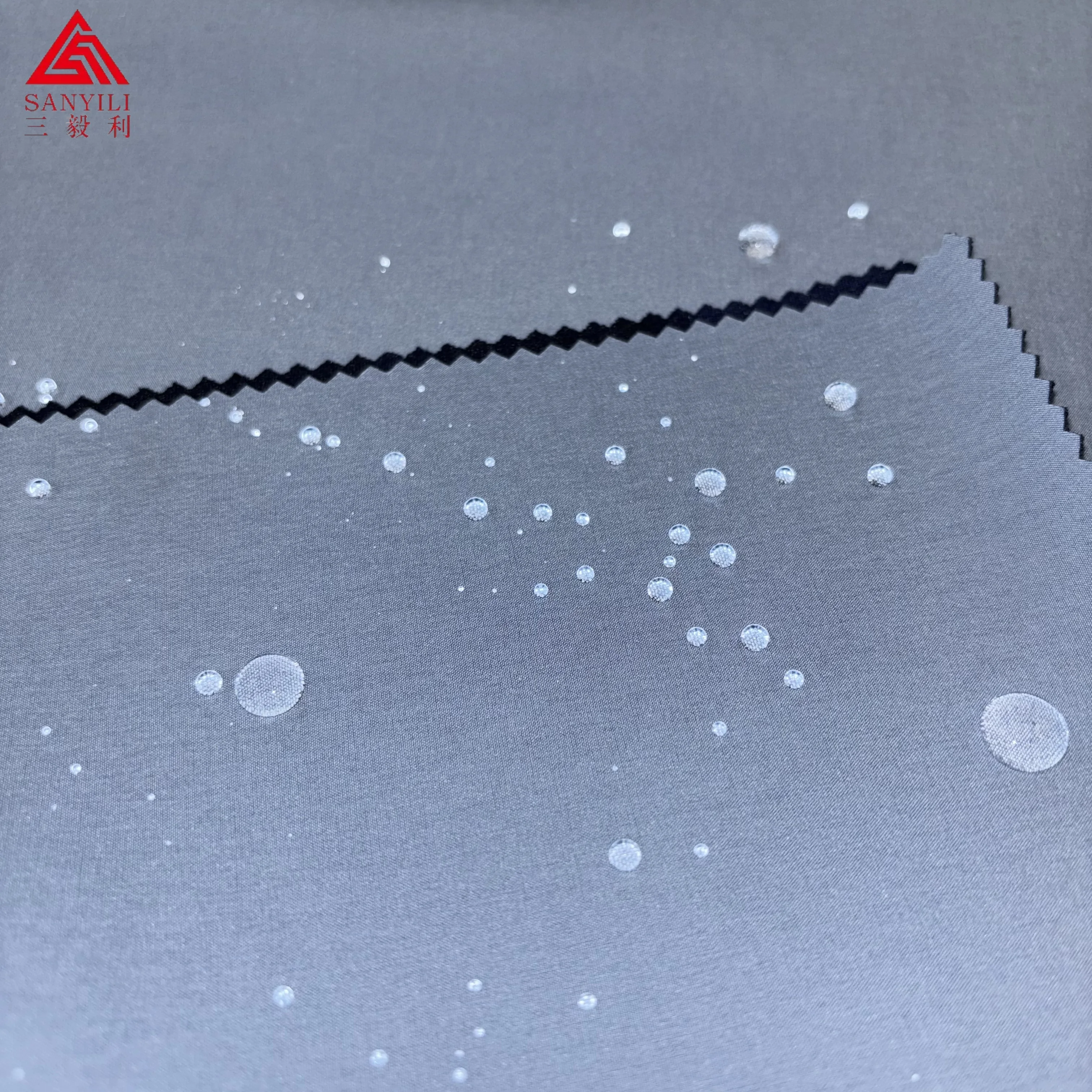 75D*40D polyester spandex fabric 4 way stretch TPE+mesh fabric bonded high stretch fabric for soft shell jacket