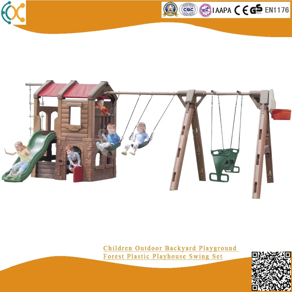 Indoor Plastic Swing for 1-10 Years Kids