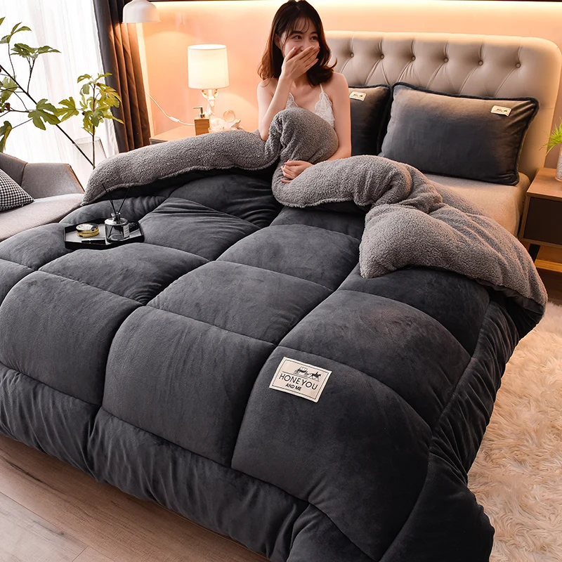 Ubest California King Size Hotel Collection Reversible Comforter All-Season Warm Organic Breathable Puffy Unique Comforter Sets