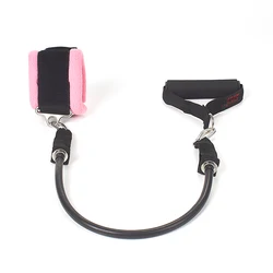 Hot Sale D-ring Adjustable Ankle Straps With Door Buckle And Resistance Tube For Workout Fitness Fitness Accessories