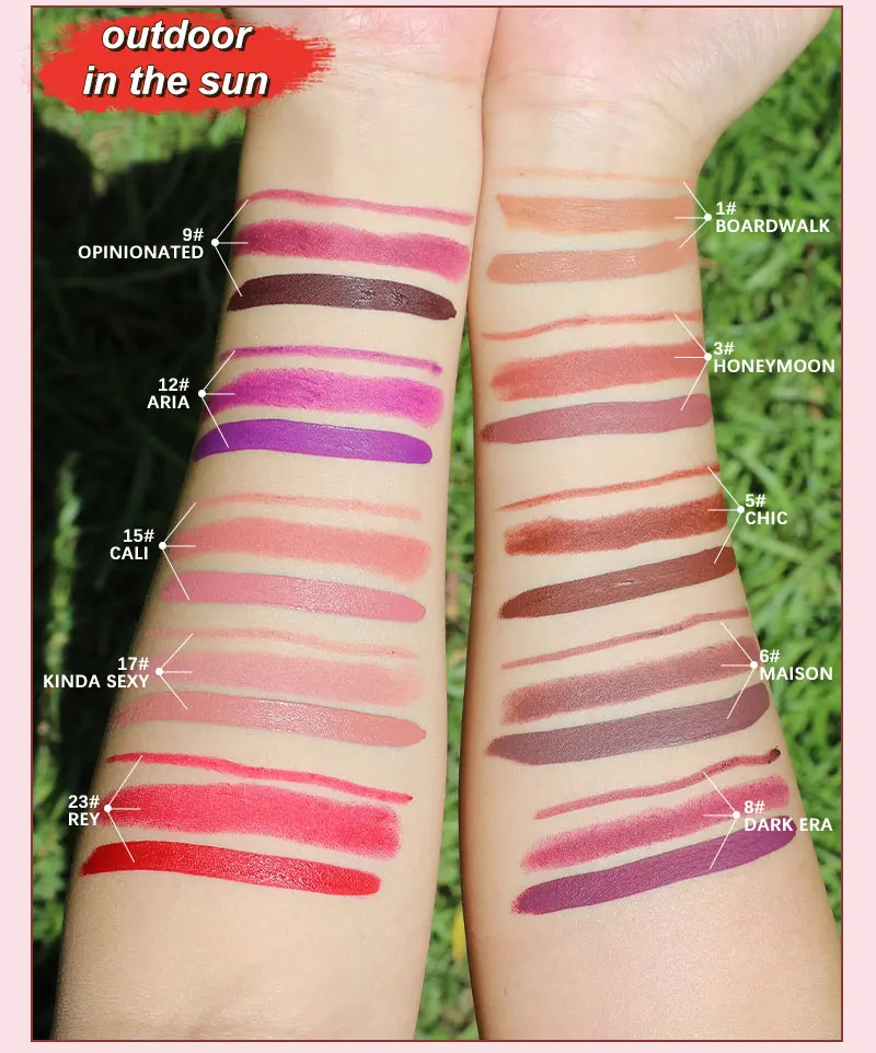 3 in 1 solid lipstick lip liner matte liquid lipstick set private label lip gloss waterproof custom logo lip stick set