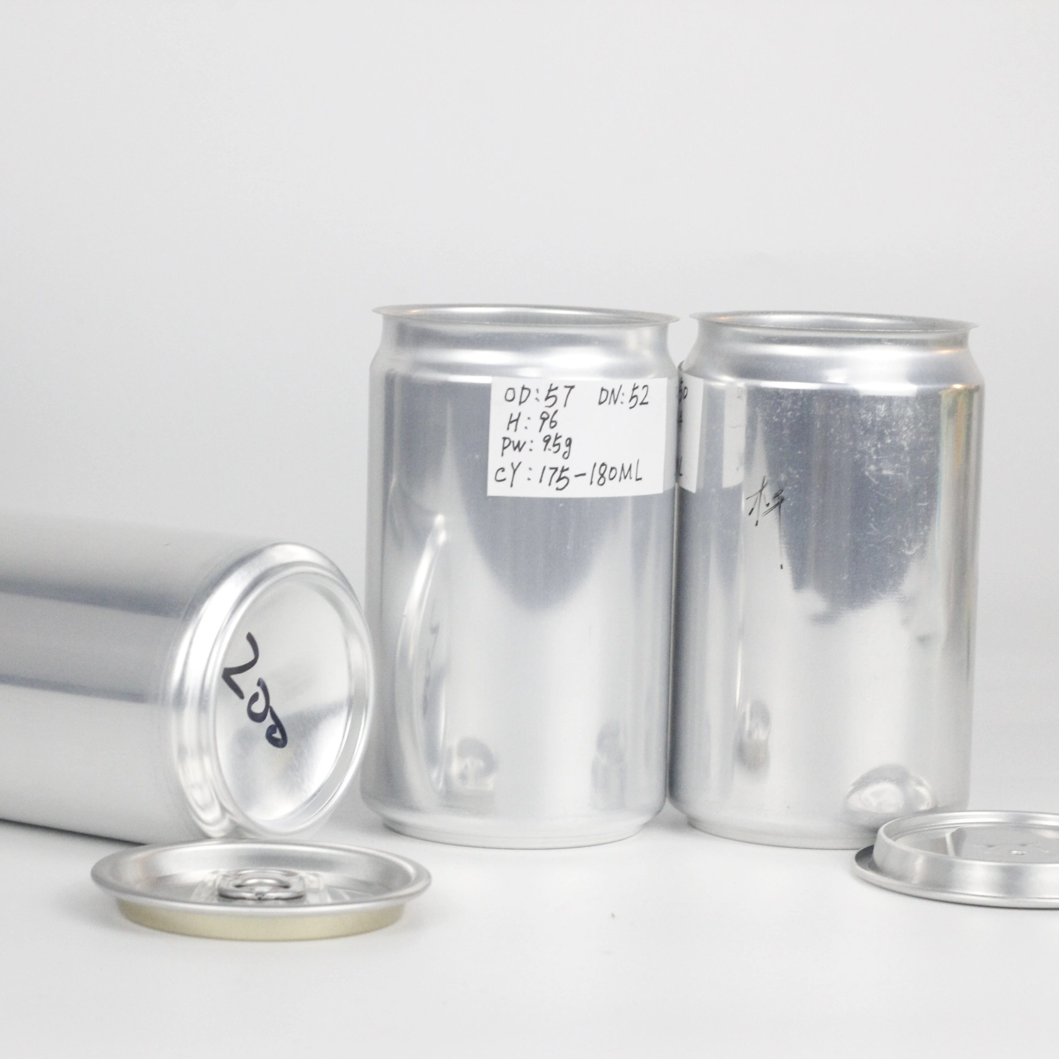 
150ml 190ml 250ml 270ml 310ml 330ml 500ml aluminum can for beverage drink water juice beer energy drink coffee tea 