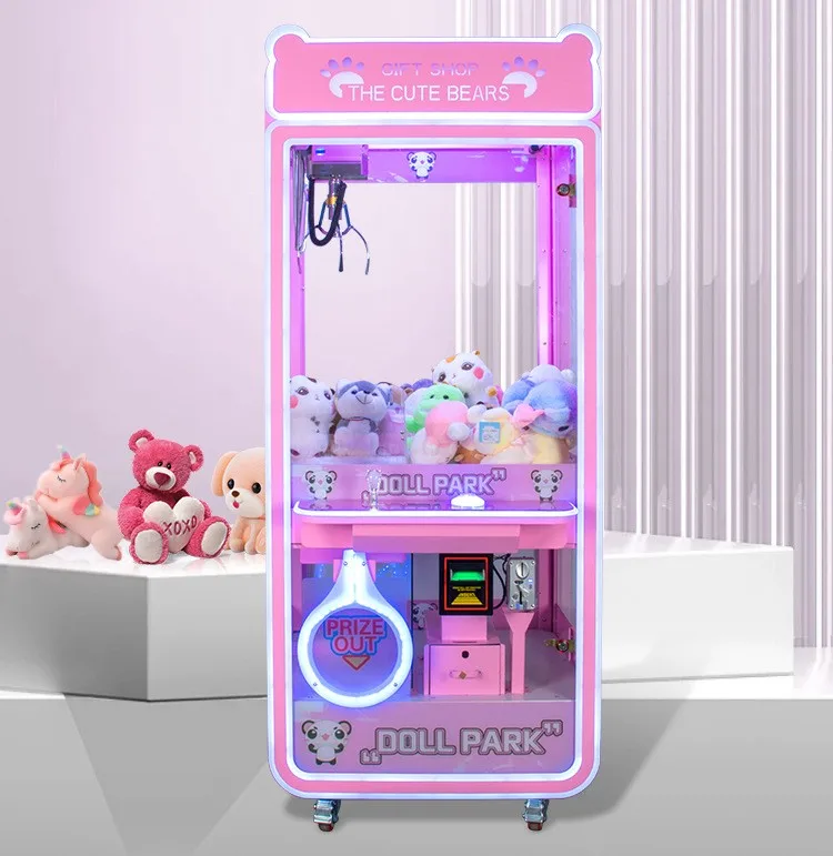 Игровой автомат с монетами торговый когтями недорогой игровой для кукол