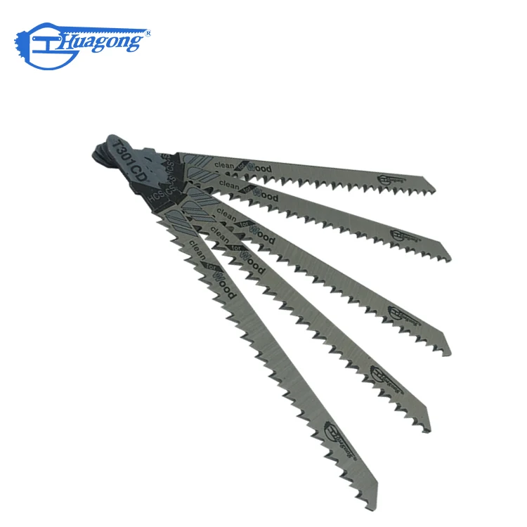 T301CD High carbon steel hcs power blade T shank type jig saw blade jigsaw