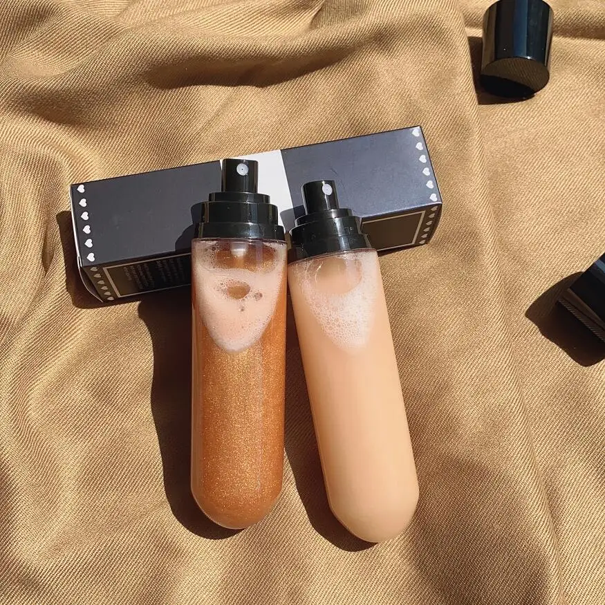 Prep set glow Long-lasting makeup setting spray brighten moisturize private label liquid highlighter without logo