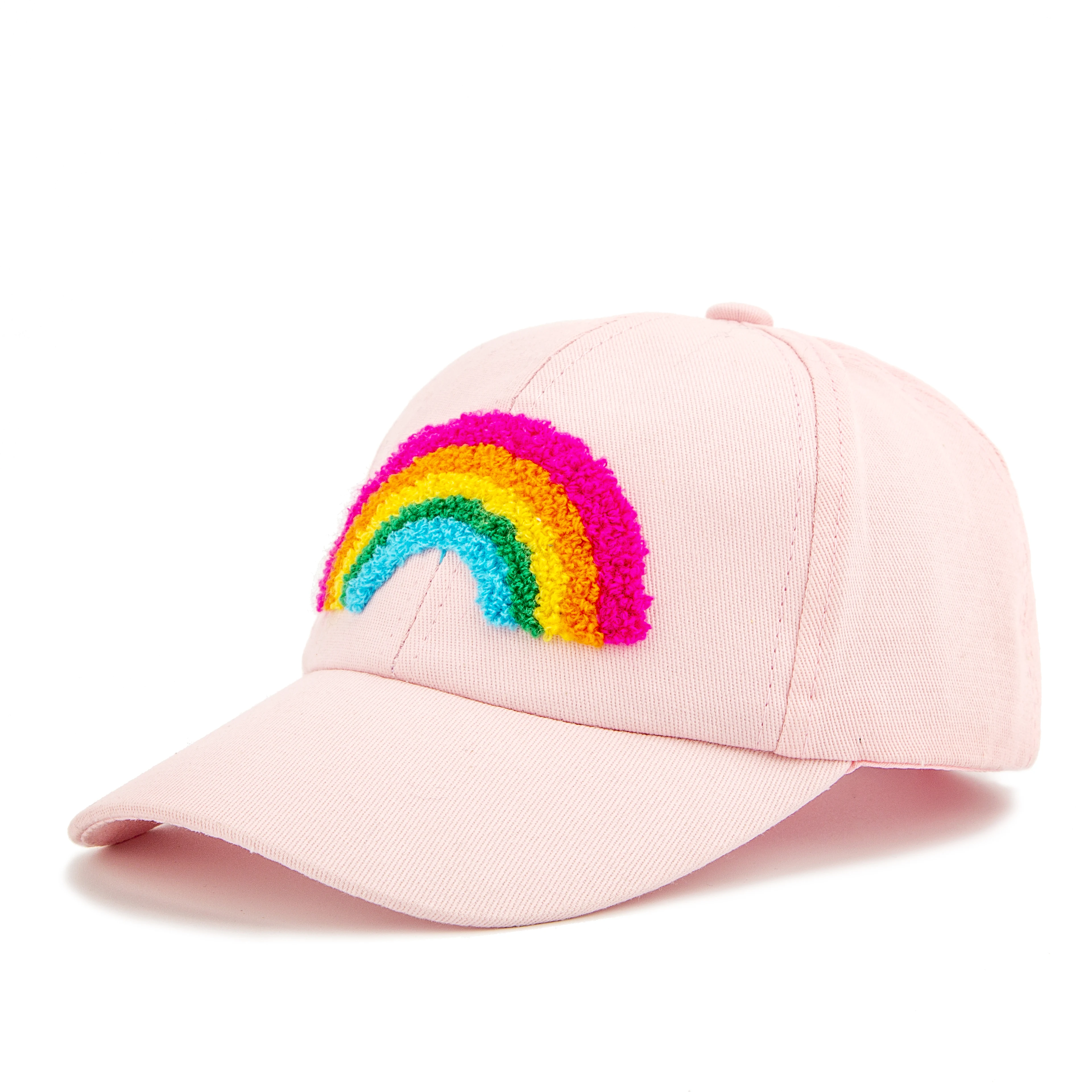 Spring summer boys girls rainbow tape cap outdoor vacation sun protection baseball cap beach sun hat