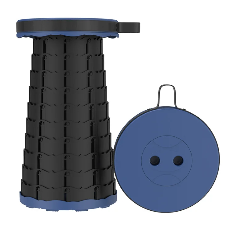 Hot Selling Strudy and Lightweight Camo Wood Telescoping Plastic Camping Stool for Kitchen Bathroom