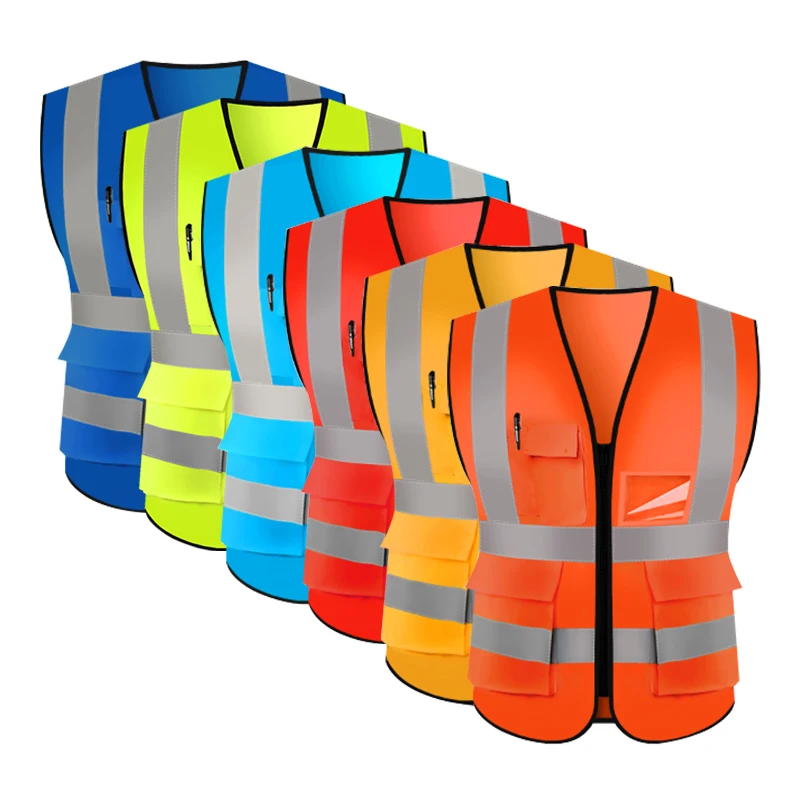 High Quality Motorcycle Reflective Vest Safe Working Clothes Sanitation Workers Clothes For Road Construction