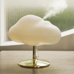 2023 light aroma essential oil ultrasonic air mist tree mushroom raining water drip drop sound Cloud Diffuser Rain Humidifier