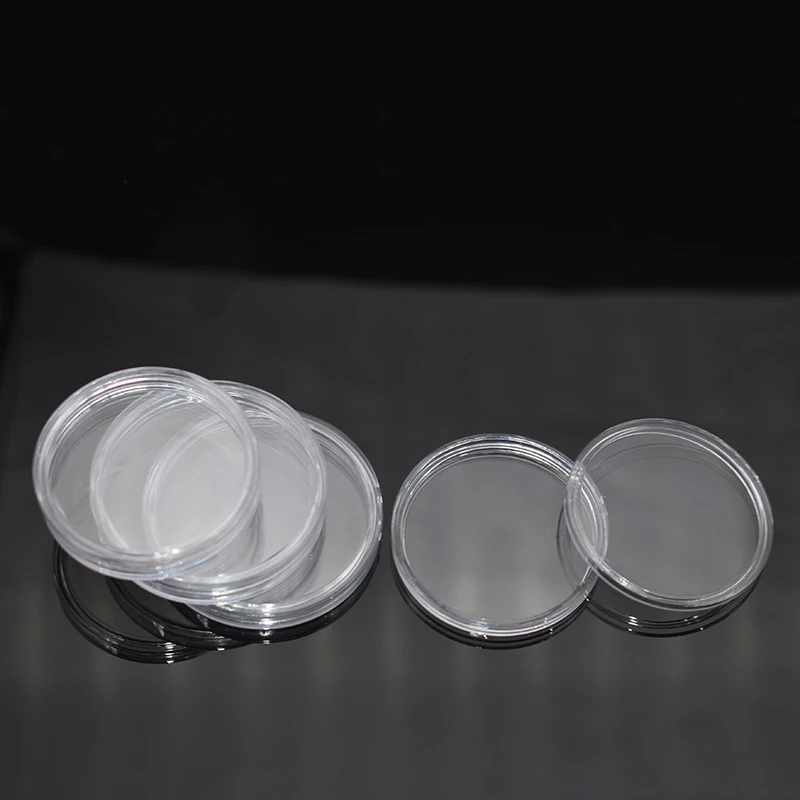 Big Size Coin Capsule Round Medal Badge Holder PS Acrylic Round Display Box