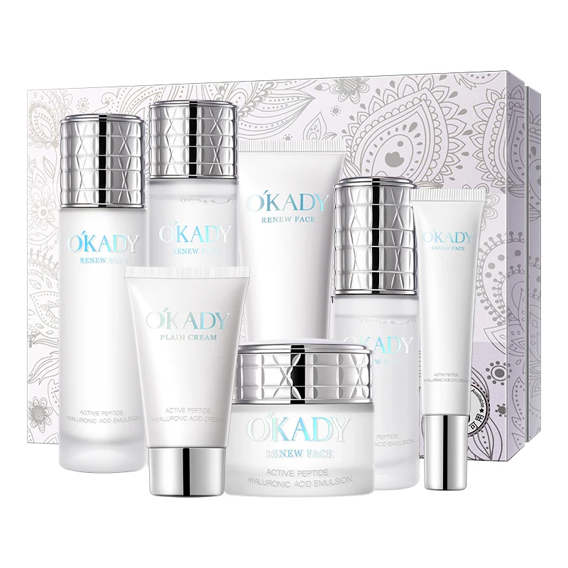 Oem Hyaluronic Acid Anti Acne Whitening Moisturizing Hydrating Face Care New Skin Care Set