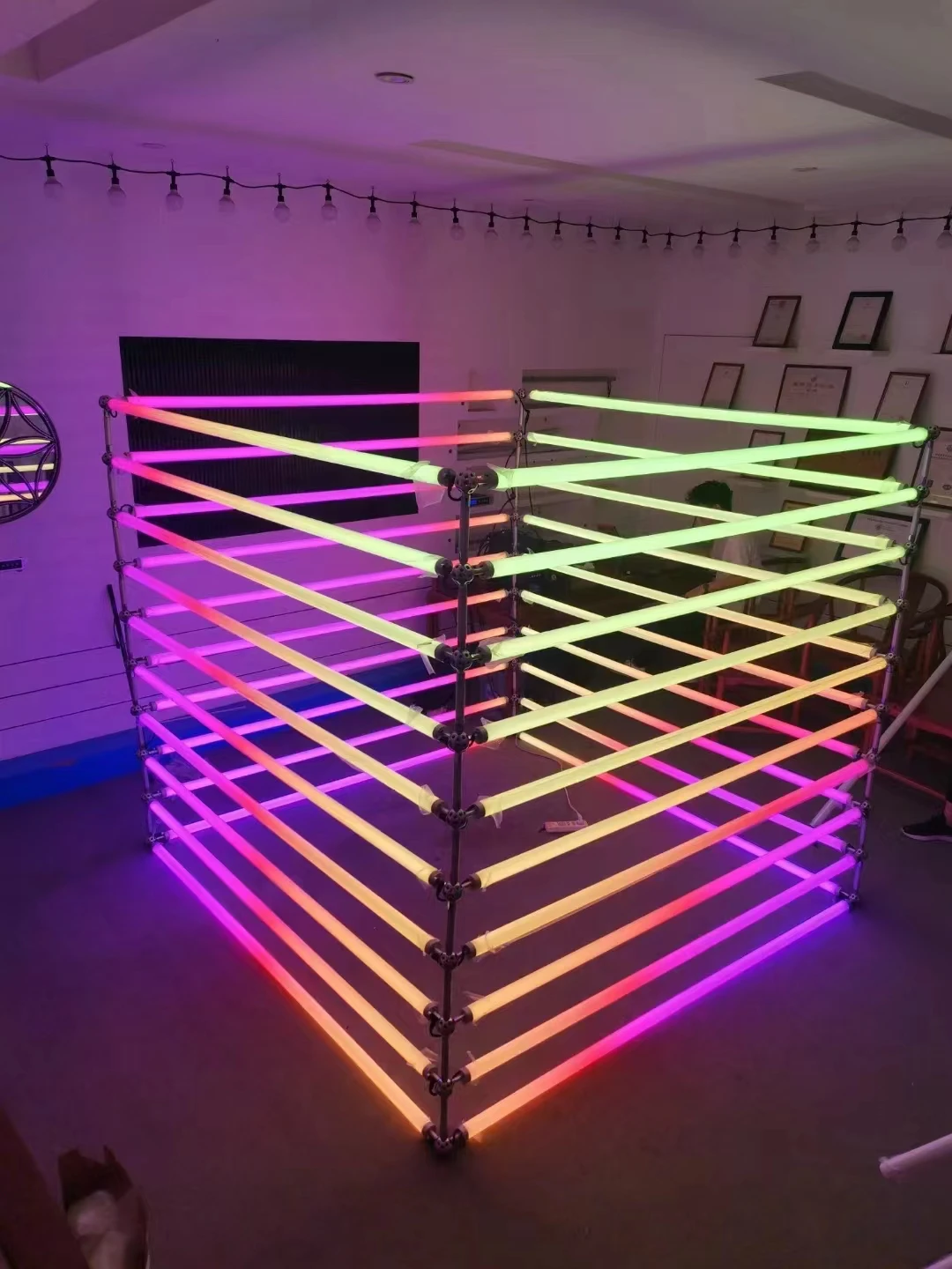 DJ Club Stage Tube Lights RDM DMX Lighting 3D Pixel Tube RGB Light LED DMX