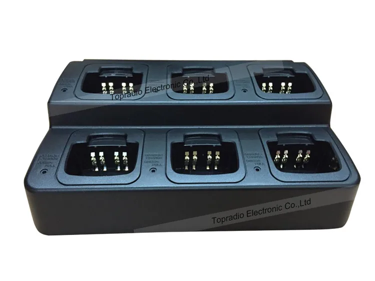 Topradio CPO40 CPE40 6 Way Multi Charger For Motorola NNTN4851AC NNTN4970 NNTN4497 GP3688 GP040 GP140 EP150 EP450 CP380