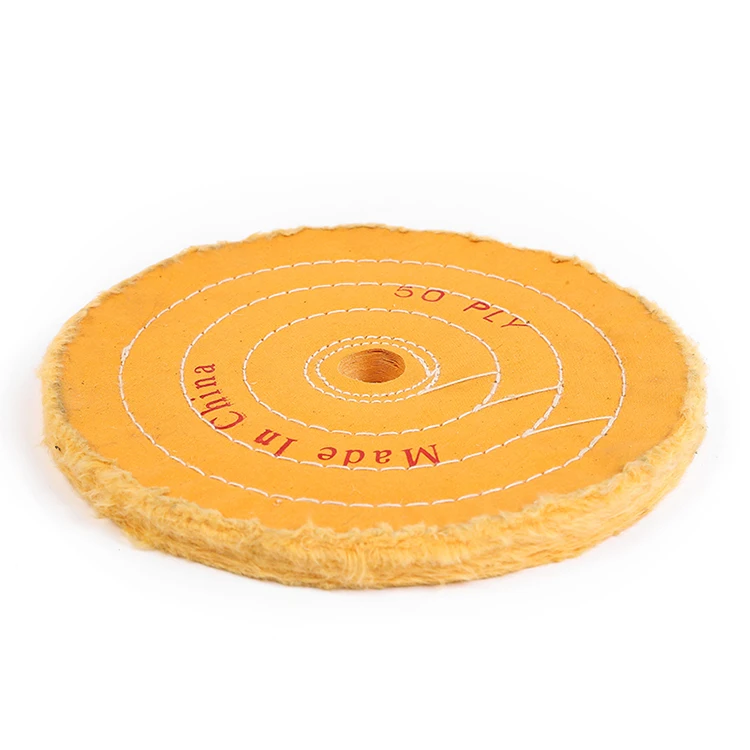 Yellow Custom Polishing Wheel Metal Polishing