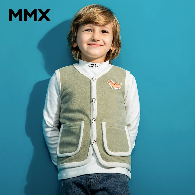 
High Quality Wholesale Boys Cotton Fleece Lined Waistcoat 