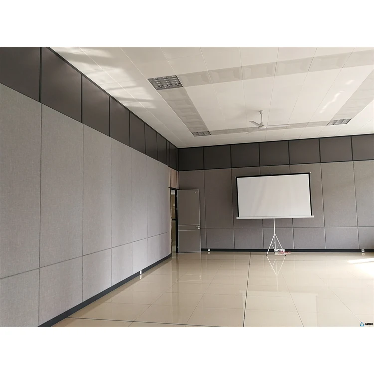 Modular Wall Partition System School 100Mm Surface Fabric Wooden Screen/ Room Divider / Partition