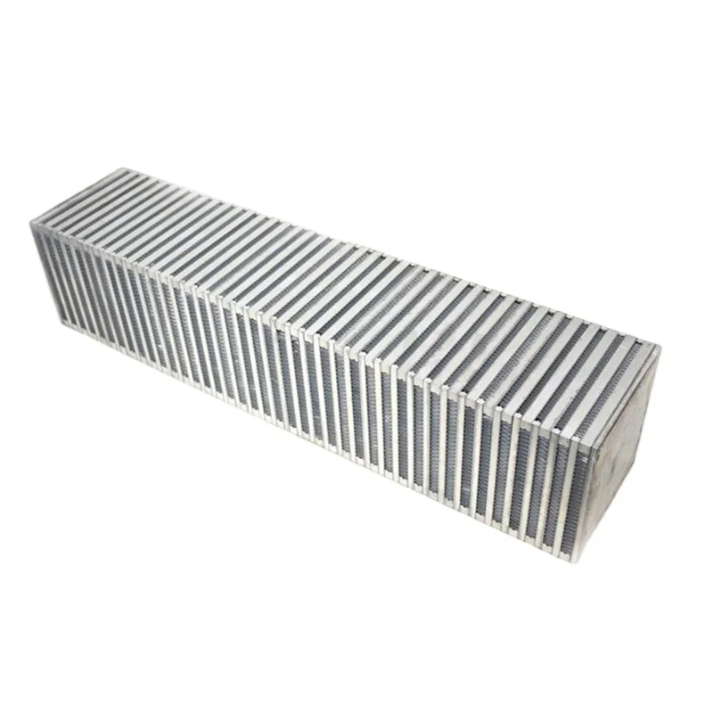 custom made china aluminum bar plate air-to-liquid intercooler core aluminum radiator core
