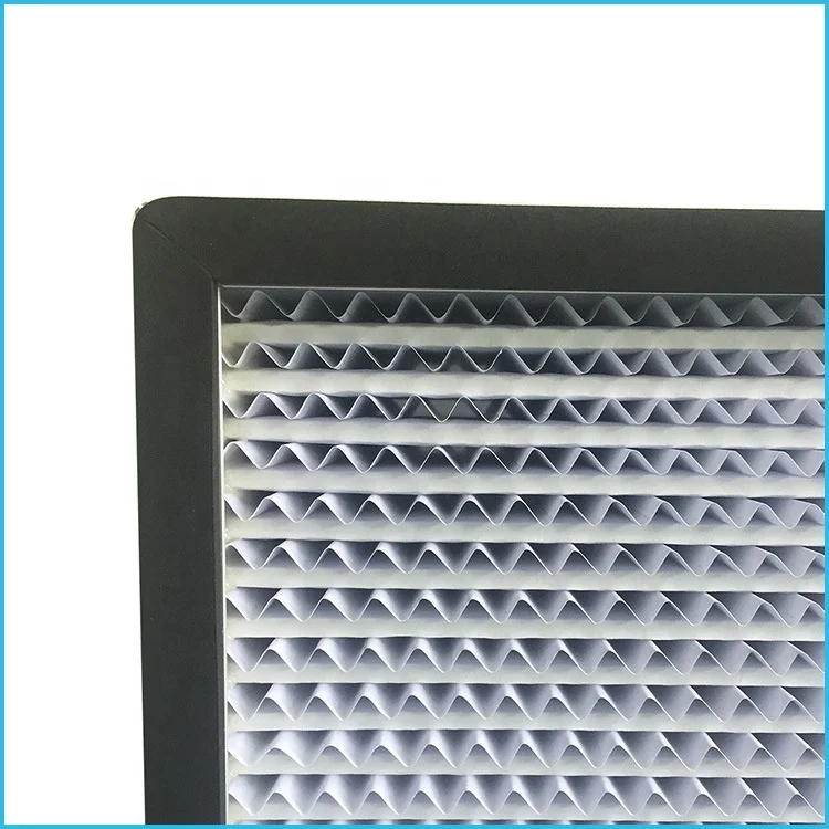 Low resistance hepa filter h14 610x610x68 mm laminar flow h12 hepa filter