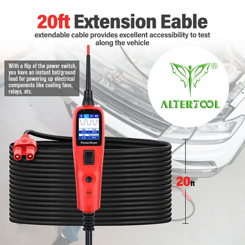 High Quality Automotive Diagnosis Tool Circuit Tester Power Scan Electrical System Diagnosis Tool Leads Car Repair Tools