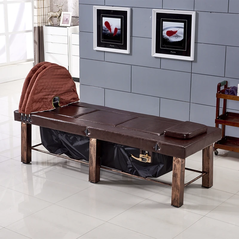 
Medicine Fumigation Physiotherapy Bed Beauty Sweat Steaming Moxibustion Bed Beauty Salon Special Traditional Chinese Massage Bed 