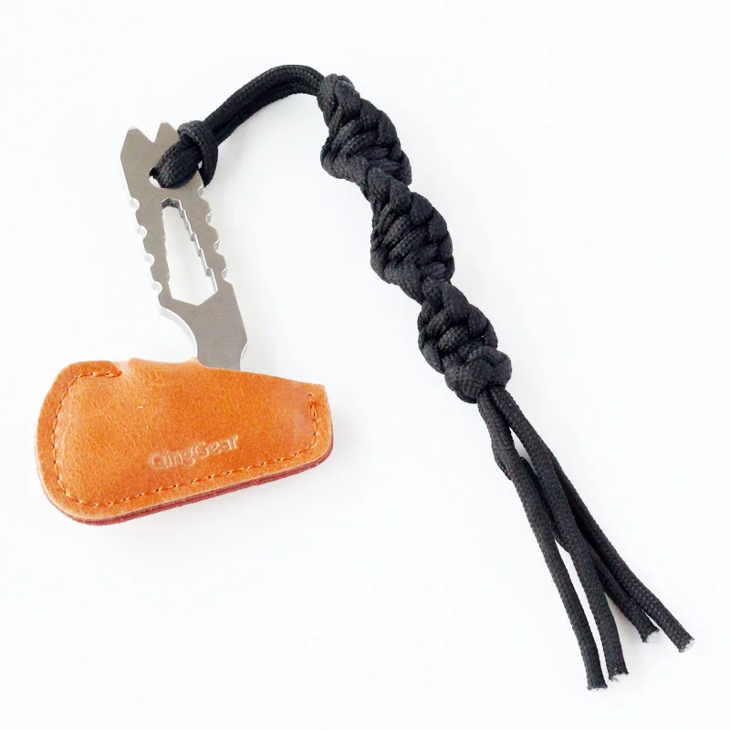 Tactical Handcrafted  Rope Braided Keychain EDC Knife Outdoor Gear Zipper Pulls Camera Cell Lanyard