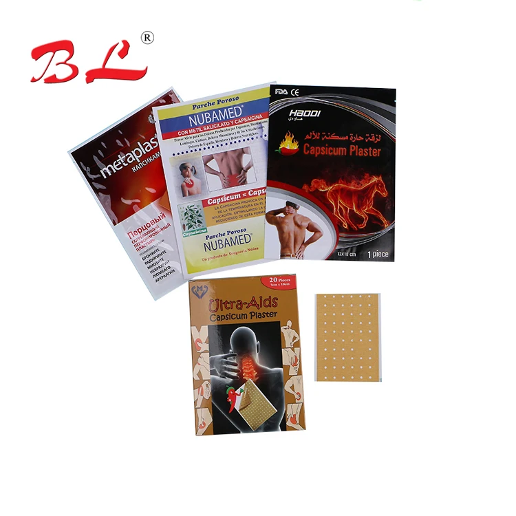 pain relief patch capsicum plaster made from cotton fabric pain relief patch