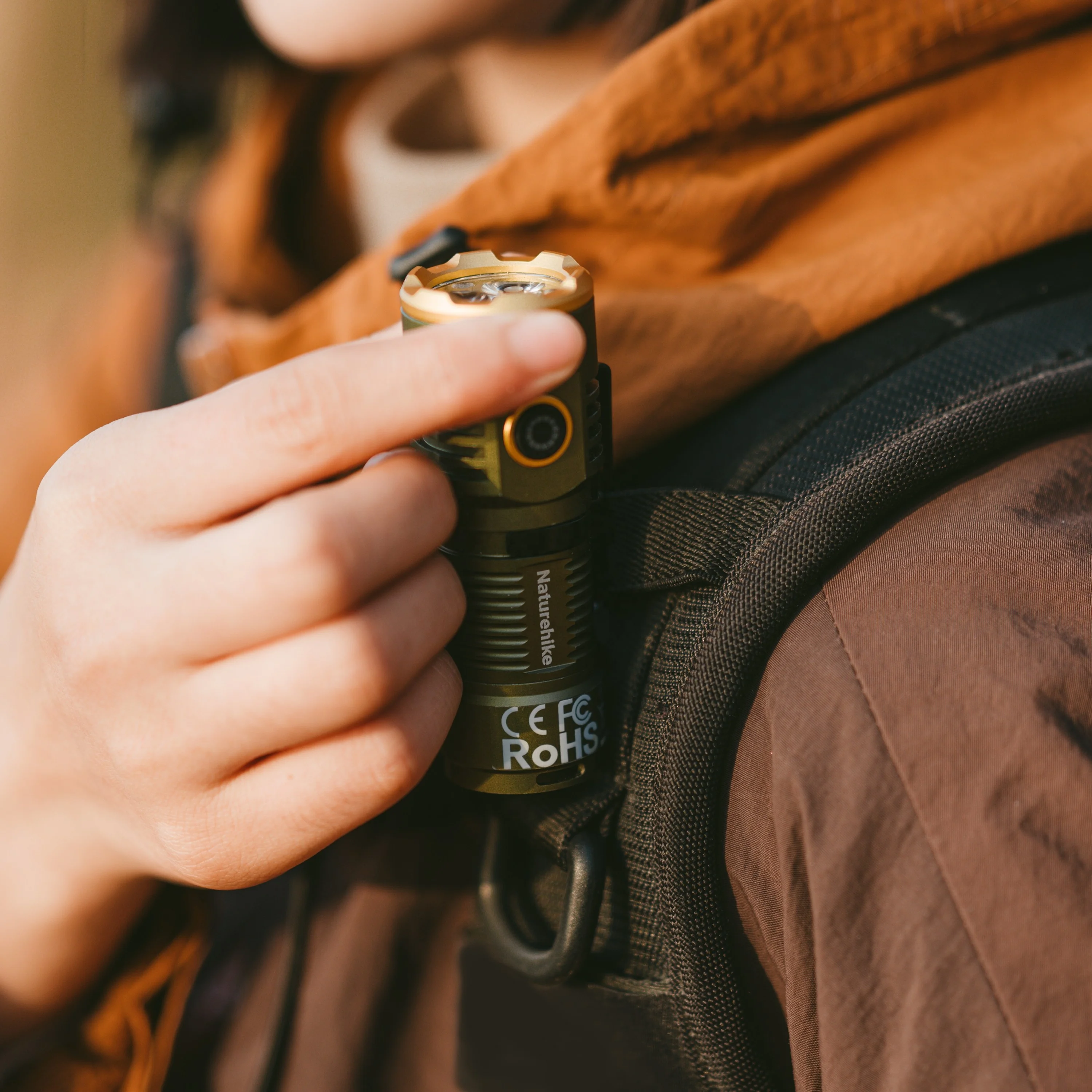 Naturehike Portable Rechargeable outdoor camping flashlight Mini Led Flashlight