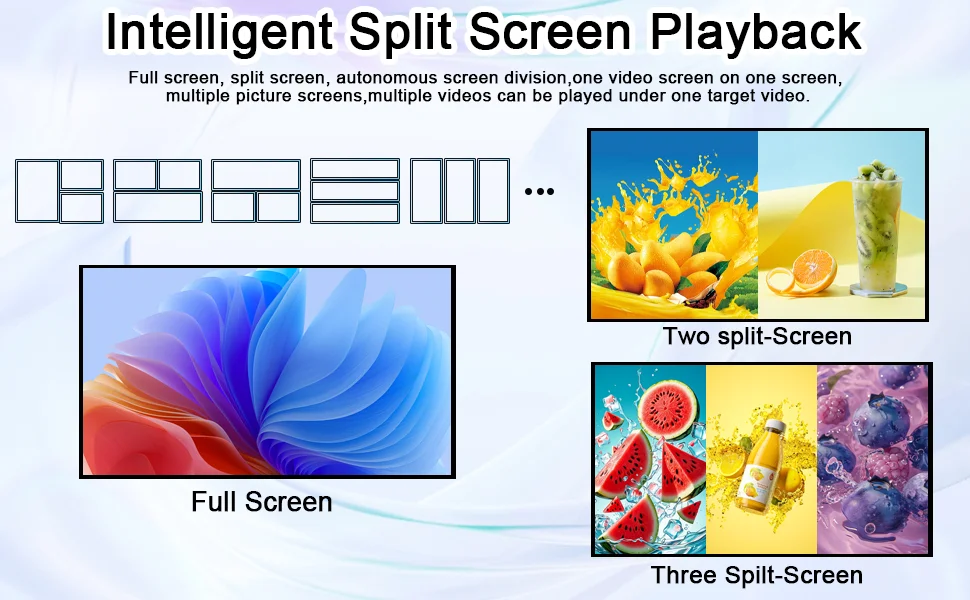 43 Inch advertising screen, Android OS, 2K and 4K, 300-700 nits, H DMI, USB, LAN, WiFi, 24/7 Operation, Portrait and Landscape