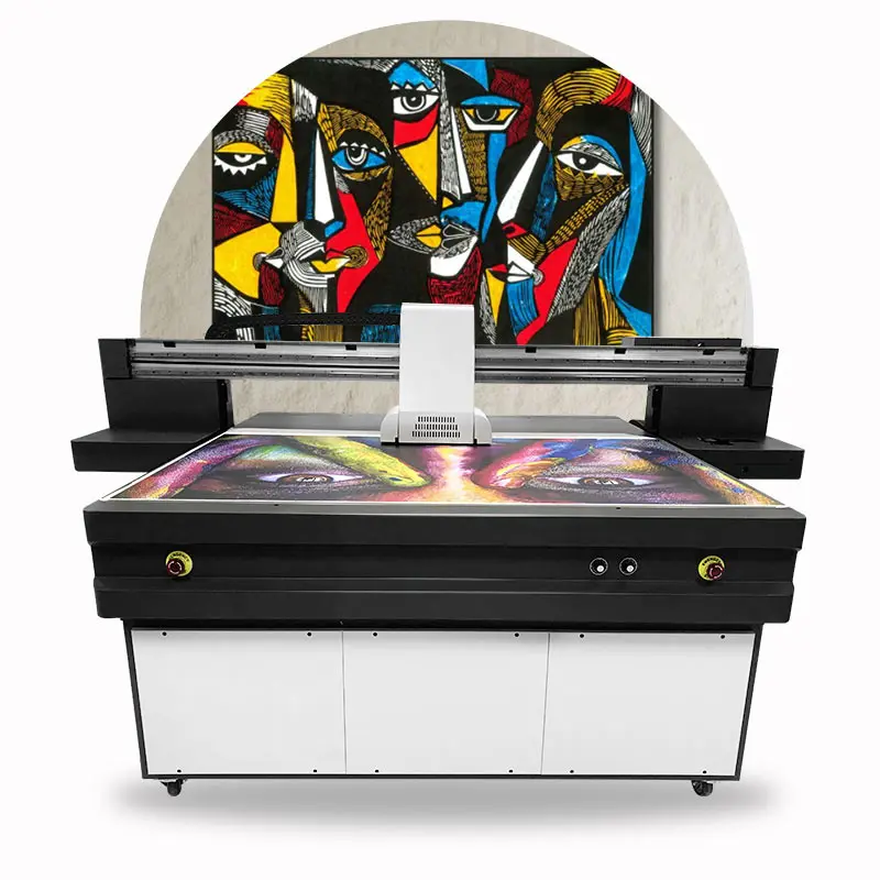 Large Format I3200 Fast Speed A0 1610 UV Flatbed Printer for Glass Ceramic 3D Relief Printing